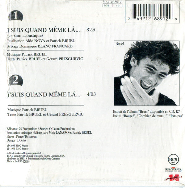 Patrick Bruel : J'suis Quand Meme Là... (CD, Single)