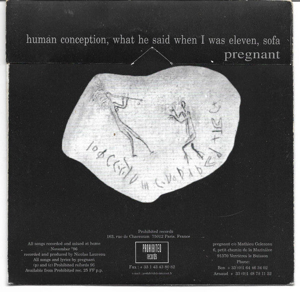 Pregnant (2) : Human Conception (7")