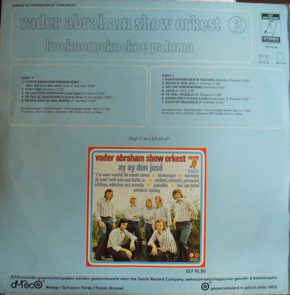 Vader Abraham Show Orkest : Vader Abraham Show Orkest 2 - Koekoeroekoekoe Paloma (LP, Album)