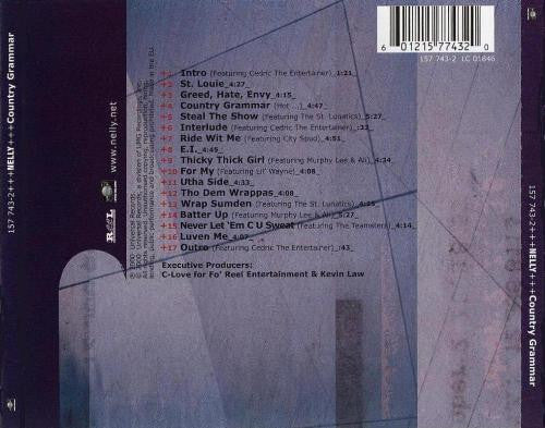 Nelly : Country Grammar (CD, Album)