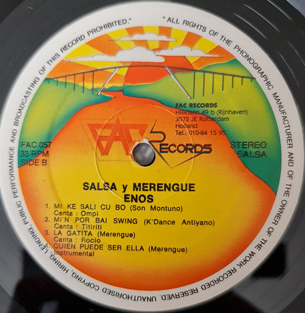 ENOS (2) : Salsa Y Merengue (LP)