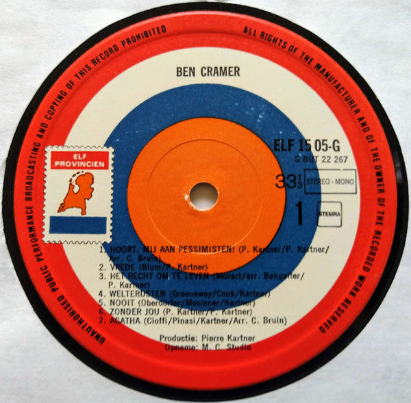 Ben Cramer : Ben Cramer (LP, Album)
