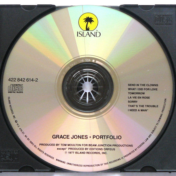 Grace Jones : Portfolio (CD, Album, P/Mixed, RE)