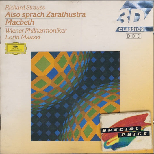 Richard Strauss - Wiener Philharmoniker, Lorin Maazel : Also Sprach Zarathustra • Macbeth (CD, Comp, RP)