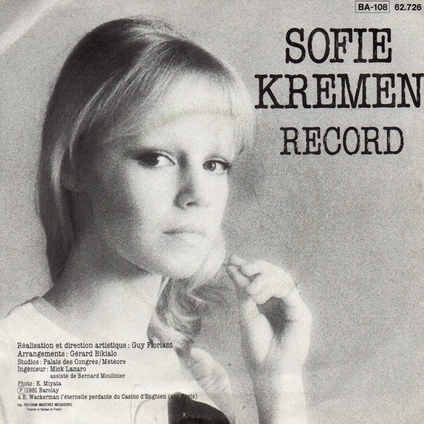 Sofie Kremen : Caviar À Enghien (7", Single)