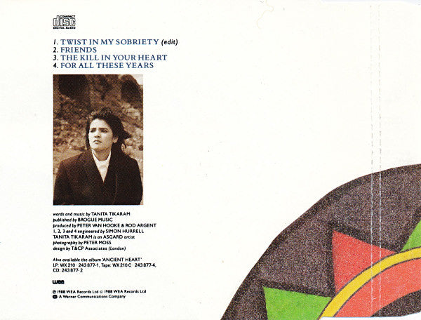 Tanita Tikaram : Twist In My Sobriety (CD, Mini, Single)