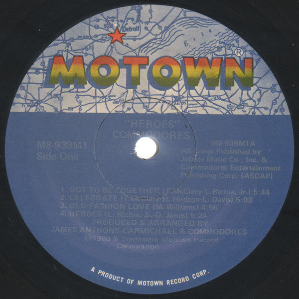 Commodores : All The Way Down (3xLP, Album + Box, Comp)