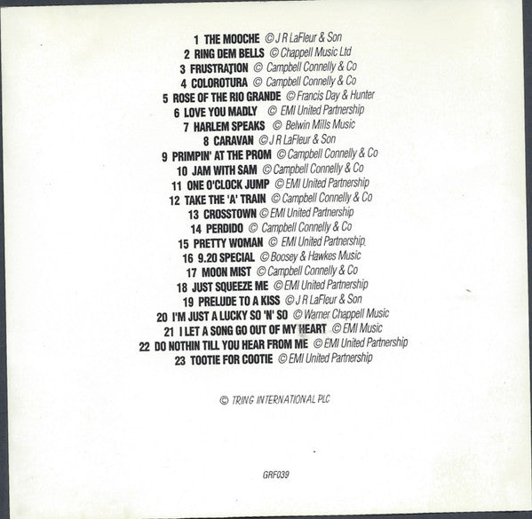 Duke Ellington : Ring Dem Bells (CD, Comp)