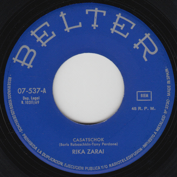 Rika Zaraï : Casatschok (7", Single)