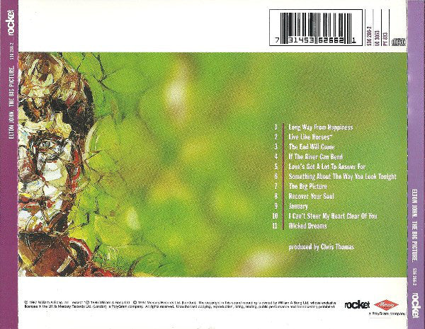 Elton John : The Big Picture (CD, Album, DAD)