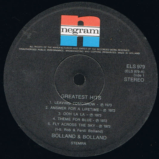Bolland & Bolland : Greatest Hits (LP, Comp)