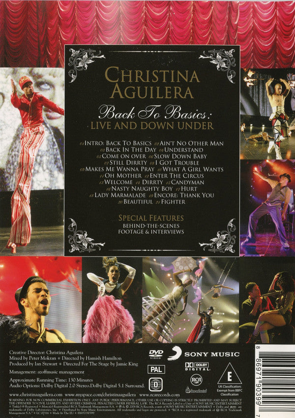 Christina Aguilera : Back To Basics: Live And Down Under (DVD-V, PAL)