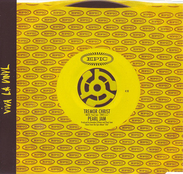 Pearl Jam : Spin The Black Circle (CD, Single, Yel)
