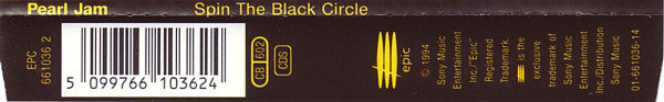 Pearl Jam : Spin The Black Circle (CD, Single, Yel)