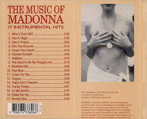 The Gary Tesca Orchestra : The Music Of Madonna - 17 Instrumental Hits (CD, Album)