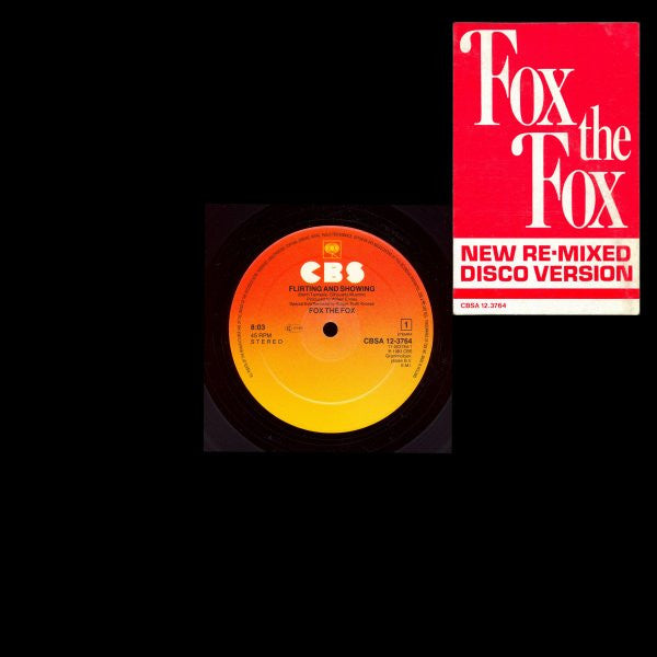 Fox The Fox : Flirting And Showing (New Re-Mixed Disco Version) (12")