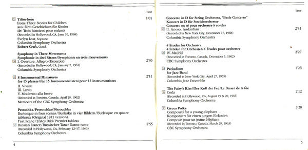 Igor Stravinsky : The Edition (An Introduction) (CD, Album, Comp)