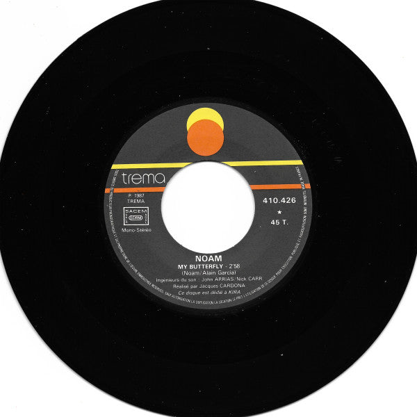 Noam : My Butterfly (7", Single)