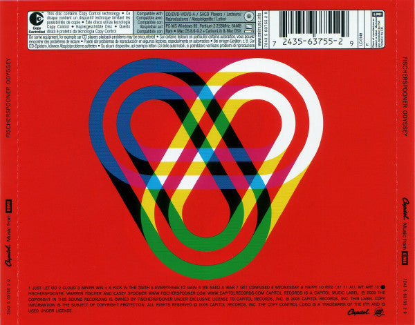 Fischerspooner : Odyssey (CD, Album, Copy Prot.)
