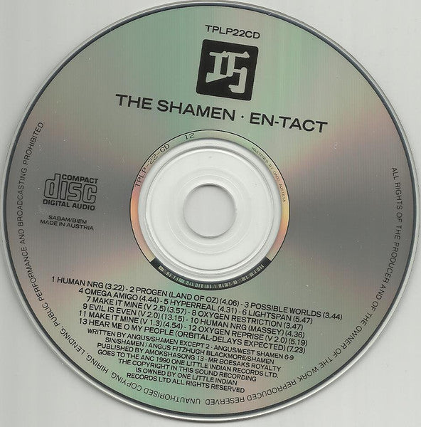 The Shamen : En-Tact (CD, Album)
