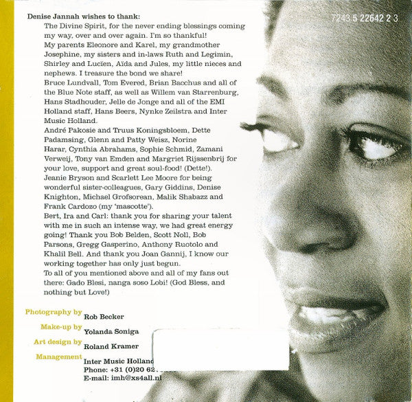 Denise Jannah : The Madness Of Our Love (CD, Album)