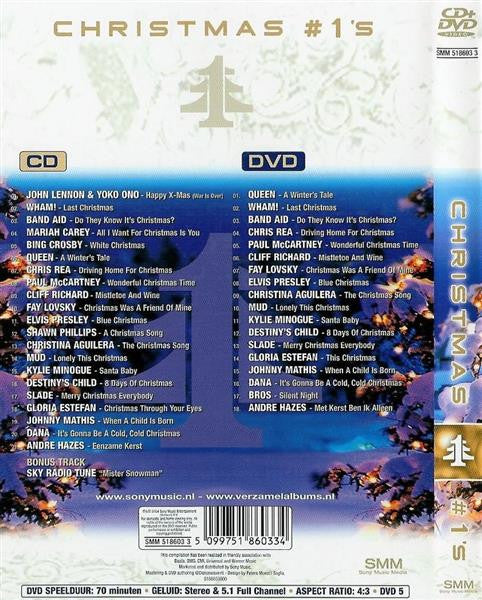 Various : Christmas #1's (CD, Comp + DVD, Comp, 4:3)