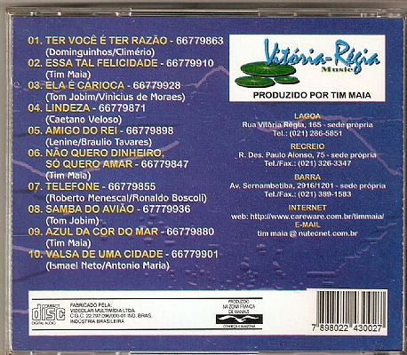Tim Maia & Os Cariocas : Amigo Do Rei (CD, Album, Enh)