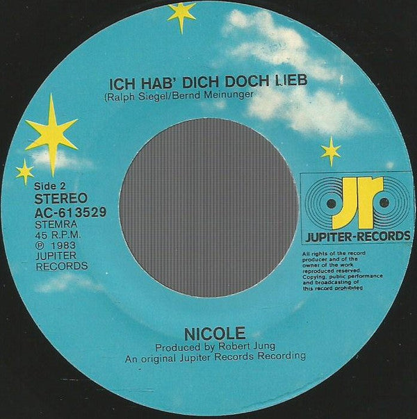 Nicole (2), Trio : Ik Hou Toch Van Jou / Ich Hab' Dich Doch Lieb (7", Single)