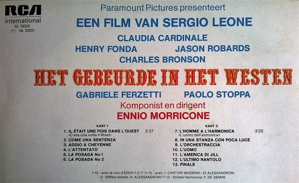 Ennio Morricone : Het Gebeurde In Het Westen (Il Était Une Fois Dans L'ouest / Once Upon A Time In The West) (LP, Album, RE)