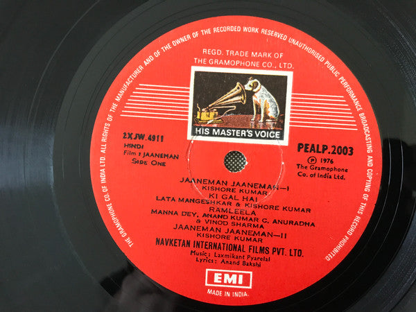 Laxmikant-Pyarelal : Jaaneman (LP, Album, Gat)