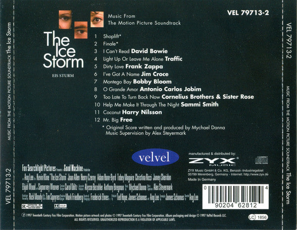 Various : Music From The Motion Picture Soundtrack The Ice Storm = Eis Sturm (CD, Comp)