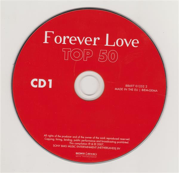 Various : Top 50 - Forever Love (3xCD, Comp)