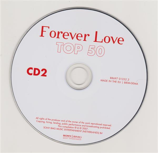 Various : Top 50 - Forever Love (3xCD, Comp)