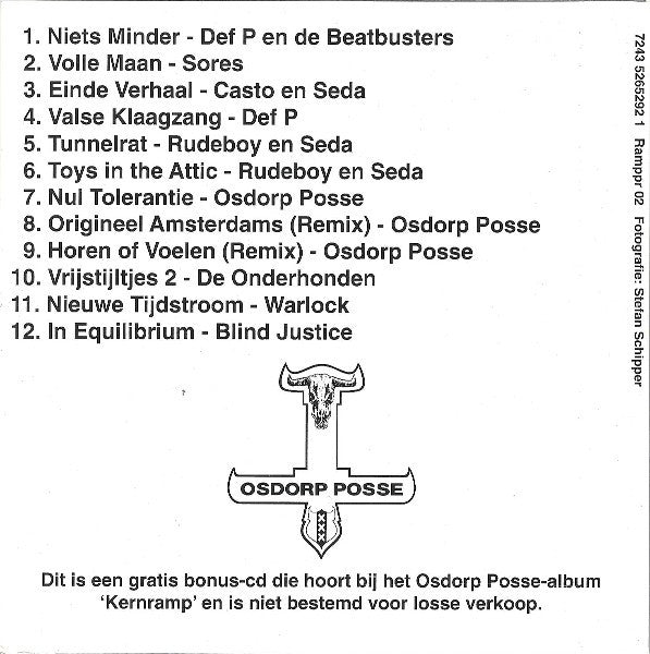 Various : Harde Kernramp (CD, Comp, Promo)