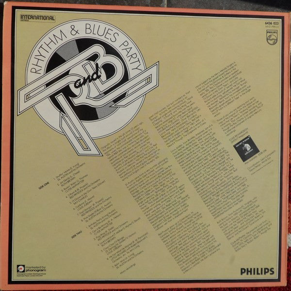 Various : Rhythm & Blues Party (LP, Comp, Mono, RE)