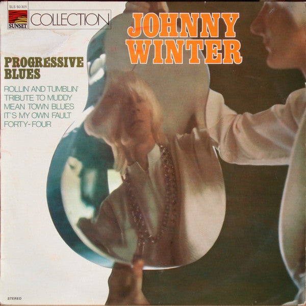 Johnny Winter : Progressive Blues (LP, Album, RE)