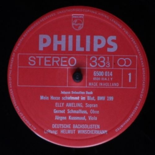Johann Sebastian Bach : Kantaten (LP)