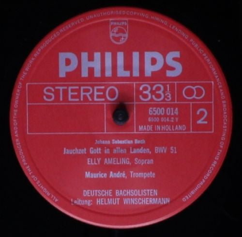 Johann Sebastian Bach : Kantaten (LP)