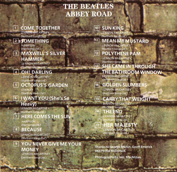 The Beatles : Abbey Road (CD, Album, RE, RM)
