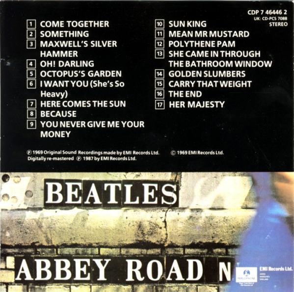 The Beatles : Abbey Road (CD, Album, RE, RM)