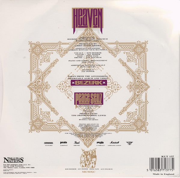 Tigertailz : Heaven (7")