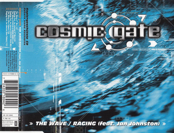 Cosmic Gate : The Wave / Raging (CD, Maxi, Copy Prot.)