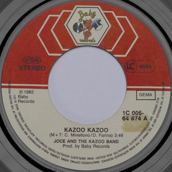 Joce And The Kazoo Band : Kazoo Kazoo (7")