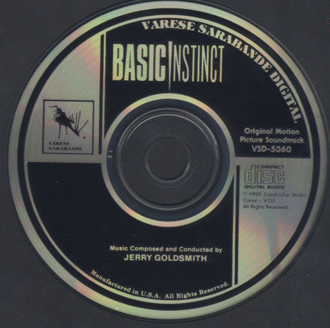 Jerry Goldsmith : Basic Instinct (Original Motion Picture Soundtrack) (CD, Album)
