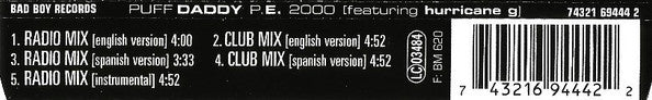 Puff Daddy Featuring Hurricane G. : P.E. 2000 (CD, Maxi)
