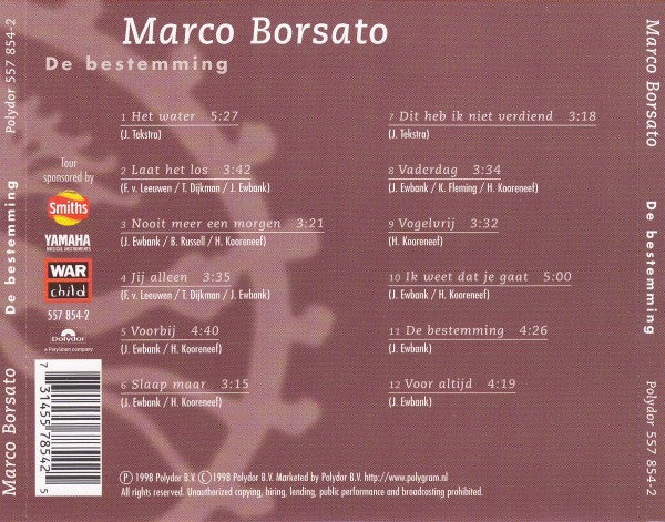 Marco Borsato : De Bestemming (CD, Album)