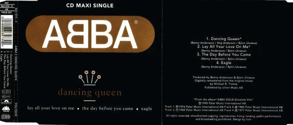 ABBA : Dancing Queen (CD, Maxi, RM)