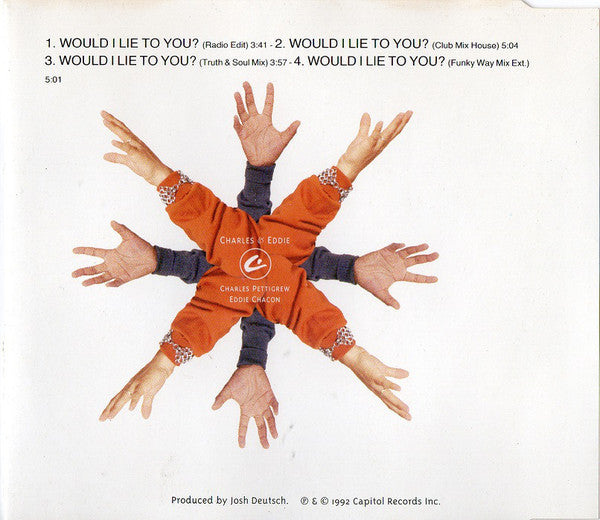 Charles & Eddie : Would I Lie To You? (CD, Maxi)