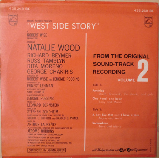 Various : West Side Story Vol. 2 (7", EP, Mono)