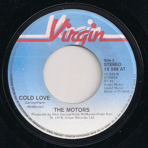 The Motors : Airport (7", Single)
